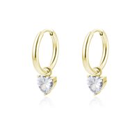 Earrings Brand Woman Attimi in Steel Cristallo 14ER027W-G - 14ER027W-G